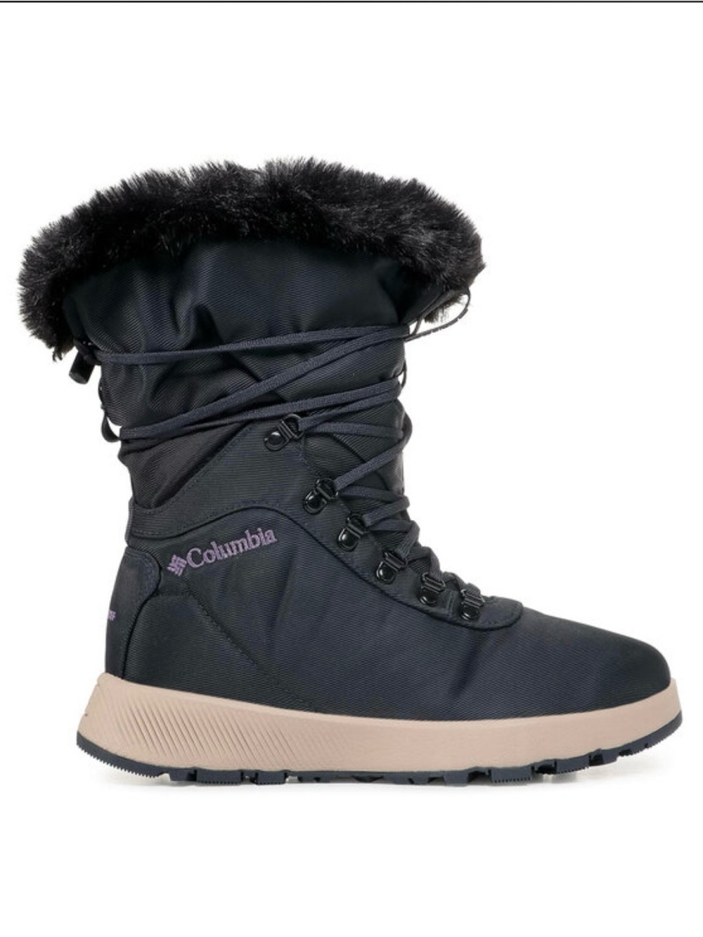 Columbia Slopeside Village Omni-Heat High Faux-Fur Winter Boots | Women’s Size 1